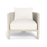 Palm Beach Aluminium Lounge Chair | Aluminium Bone, Panama Blanco, Rope Shell