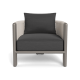 Palm Beach Aluminium Lounge Chair | Aluminium Taupe, Panama Grafito, Rope Shell