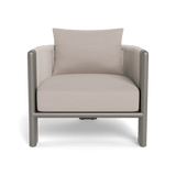 Palm Beach Aluminium Lounge Chair | Aluminium Taupe, Panama Marble, Rope Shell