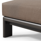 Palm Beach Aluminium Ottoman | Aluminium Asteroid, Copacabana Midnight,