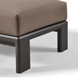 Palm Beach Aluminium Ottoman | Aluminium Asteroid, Copacabana Midnight,