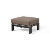 Palm Beach Aluminium Ottoman | Aluminium Asteroid, Copacabana Midnight,