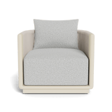 Palm Beach Aluminium Swivel Lounge Chair | Aluminium Bone, Copacabana Sand, Rope Shell