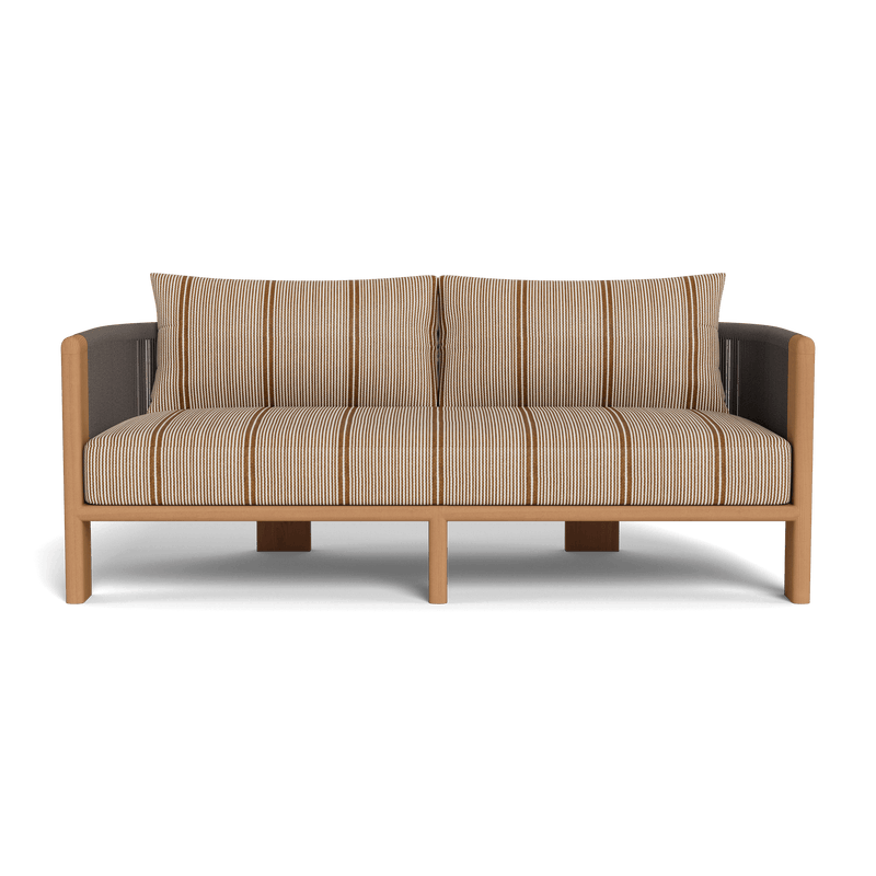 Palm Beach Teak 2 Seat Sofa | Teak Natural, Bateau Teak, Rope Stone