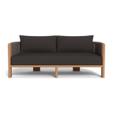 Palm Beach Teak 2 Seat Sofa | Teak Natural, Stirling Flint, Rope Stone