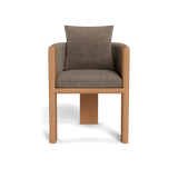 Palm Beach Teak Dining Chair | Teak Natural, Altona Mink, Rope Stone