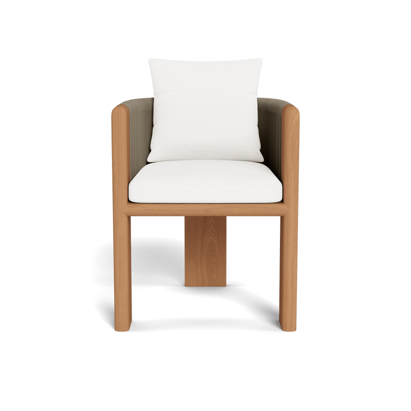 Palm Beach Teak Dining Chair | Teak Natural, Bateau Teak, Rope Stone