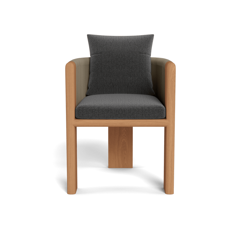 Palm Beach Teak Dining Chair | Teak Natural, Bateau Teak, Rope Stone