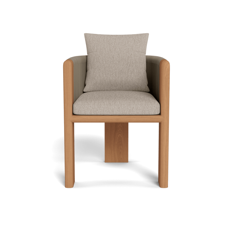 Palm Beach Teak Dining Chair | Teak Natural, Bateau Teak, Rope Stone