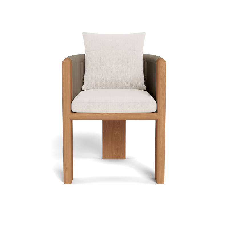 Palm Beach Teak Dining Chair | Teak Natural, Bateau Teak, Rope Stone