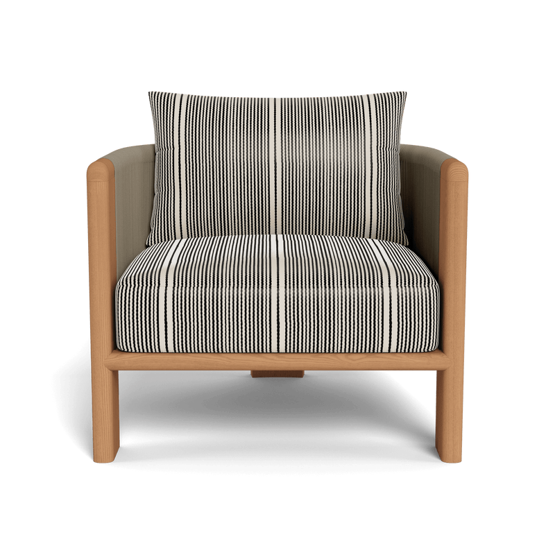 Palm Beach Teak Lounge Chair | Teak Natural, Bateau Classic, Rope Stone