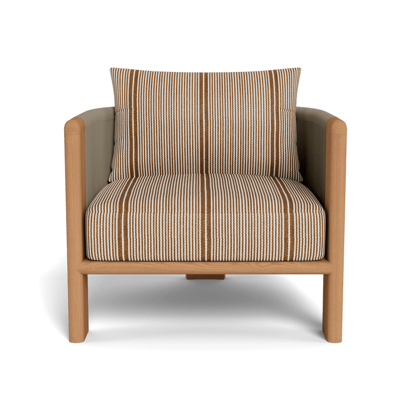 Palm Beach Teak Lounge Chair | Teak Natural, Bateau Teak, Rope Stone