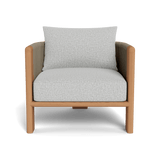 Palm Beach Teak Lounge Chair | Teak Natural, Copacabana Sand, Rope Stone