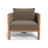 Palm Beach Teak Lounge Chair | Teak Natural, Marley Mink, Rope Stone