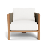 Palm Beach Teak Lounge Chair | Teak Natural, Monterey Chalk, Rope Stone