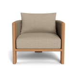 Palm Beach Teak Lounge Chair | Teak Natural, Monterey Sand, Rope Stone