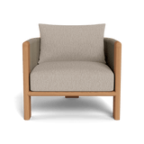 Palm Beach Teak Lounge Chair | Teak Natural, Pebble Sand, Rope Stone