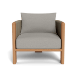 Palm Beach Teak Lounge Chair | Teak Natural, Stirling Fog, Rope Stone