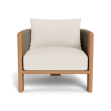 Palm Beach Teak Lounge Chair | Teak Natural, Stirling Linen, Rope Stone