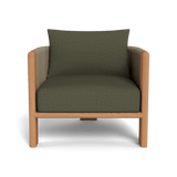 Palm Beach Teak Lounge Chair | Teak Natural, Stirling Moss, Rope Stone