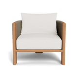 Palm Beach Teak Lounge Chair | Teak Natural, Stirling Salt, Rope Stone