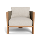 Palm Beach Teak Lounge Chair | Teak Natural, Stirling Sanddollar, Rope Stone