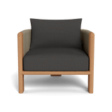 Palm Beach Teak Lounge Chair | Teak Natural, Stirling Shadow, Rope Stone