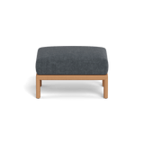 Palm Beach Teak Ottoman | Teak Natural, Altona Slate,