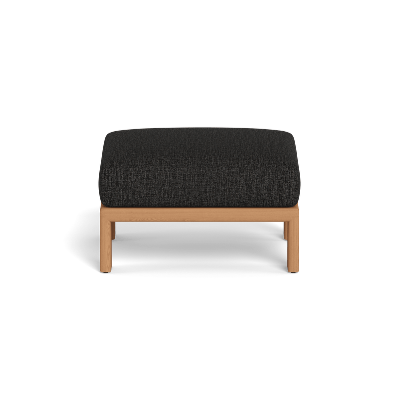 Palm Beach Teak Ottoman | Teak Natural, Copacabana Midnight,