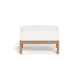 Palm Beach Teak Ottoman | Teak Natural, Panama Blanco,