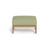 Palm Beach Teak Ottoman | Teak Natural, Stirling Sage,