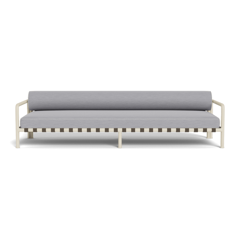 Parker 3 Seat Sofa | Aluminum Bone, Panama Cloud, Copacabana Sand