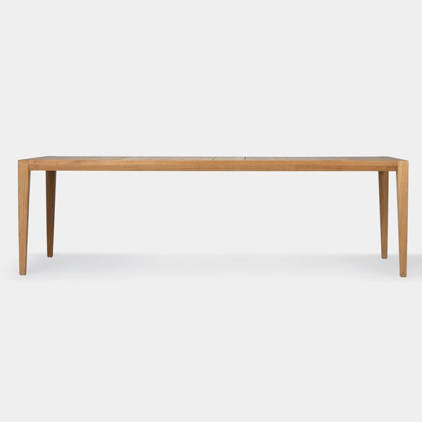 Pier Teak Dining Table 99" (Tapered Leg) | Teak Natural, ,