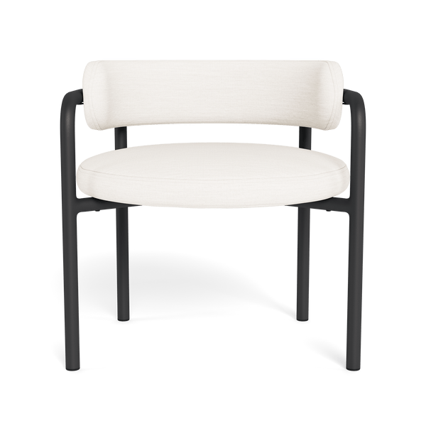 Porto Aluminum Club Chair | Aluminum Asteroid, Panama Blanco,