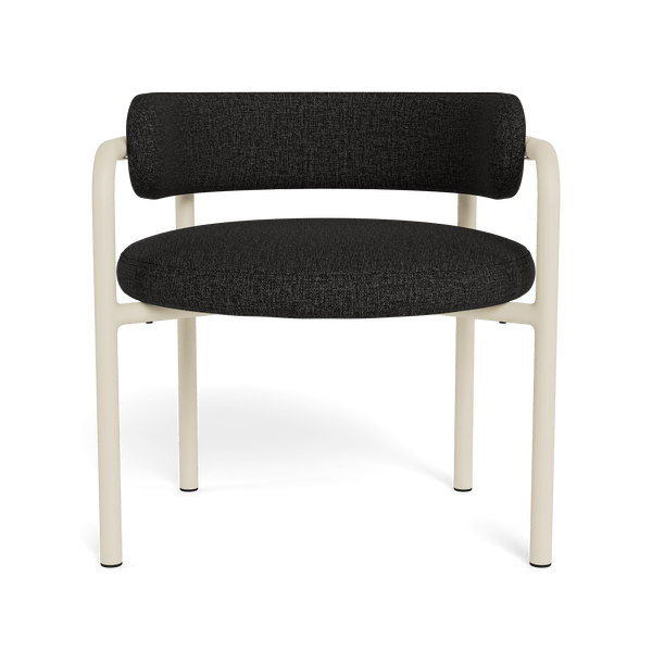 Porto Aluminum Club Chair | Aluminum Bone, Copacabana Midnight,