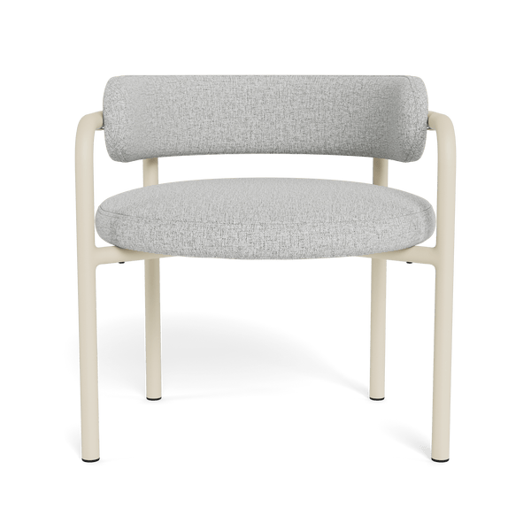 Porto Aluminum Club Chair | Aluminum Bone, Copacabana Sand,