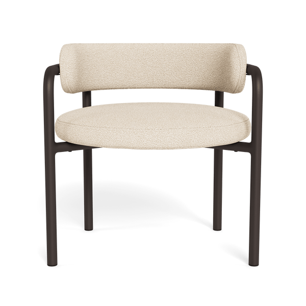 Porto Aluminum Club Chair | Aluminum Bronze, Riviera Sand,