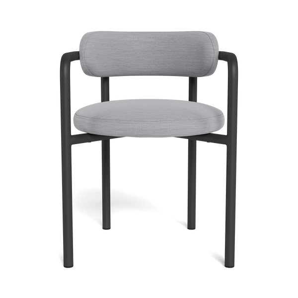 Porto Aluminum Dining Chair | Aluminum Asteroid, Panama Cloud,