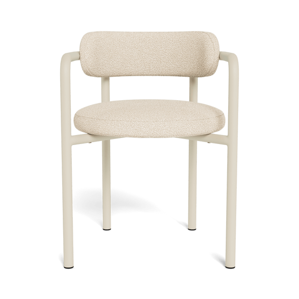 Porto Aluminum Dining Chair | Aluminum Bone, Riviera Sand,