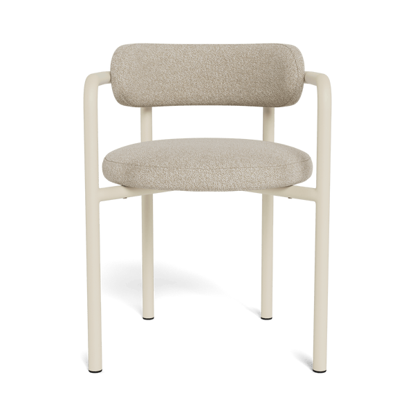 Porto Aluminum Dining Chair | Aluminum Bone, Siesta Taupe,