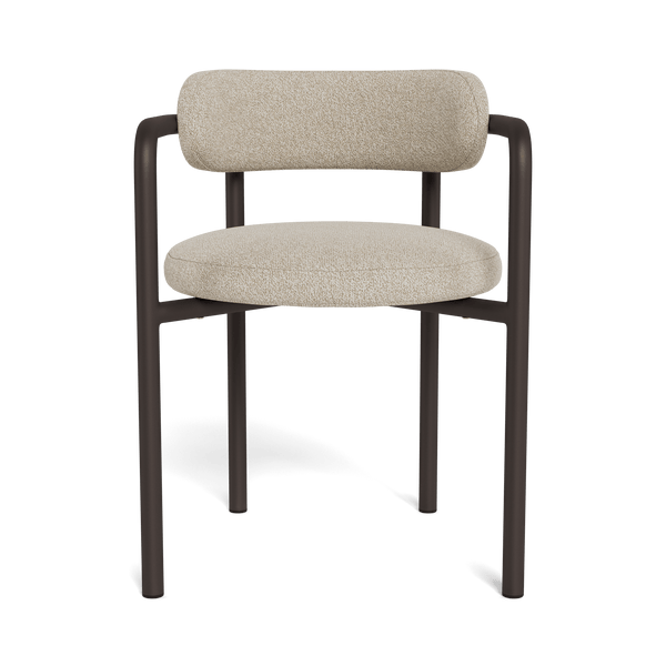 Porto Aluminum Dining Chair | Aluminum Bronze, Siesta Taupe,