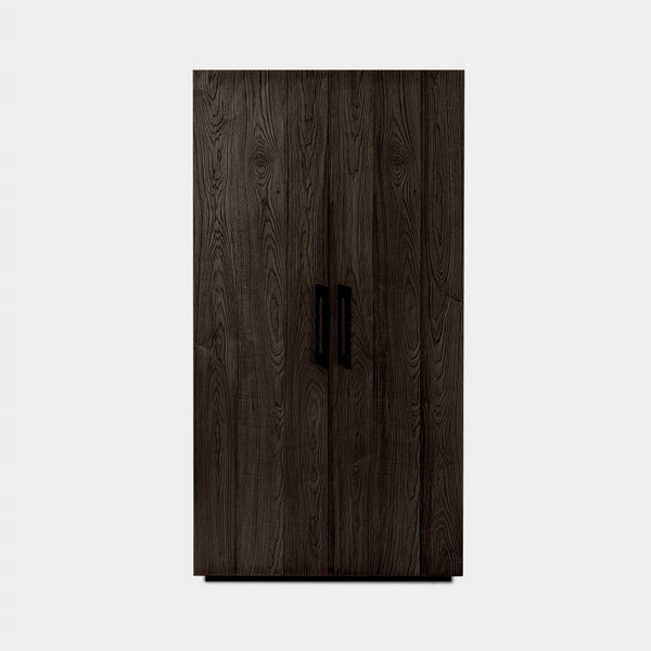 Santa Barbara Cabinet | Sandblasted Ash Brown, ,