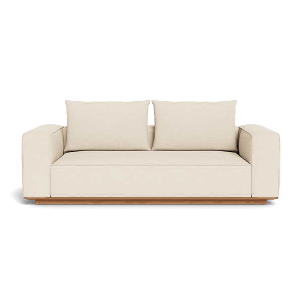 Santorini Outdoor 2 Seat Sofa | Teak Natural, Riviera Sand,