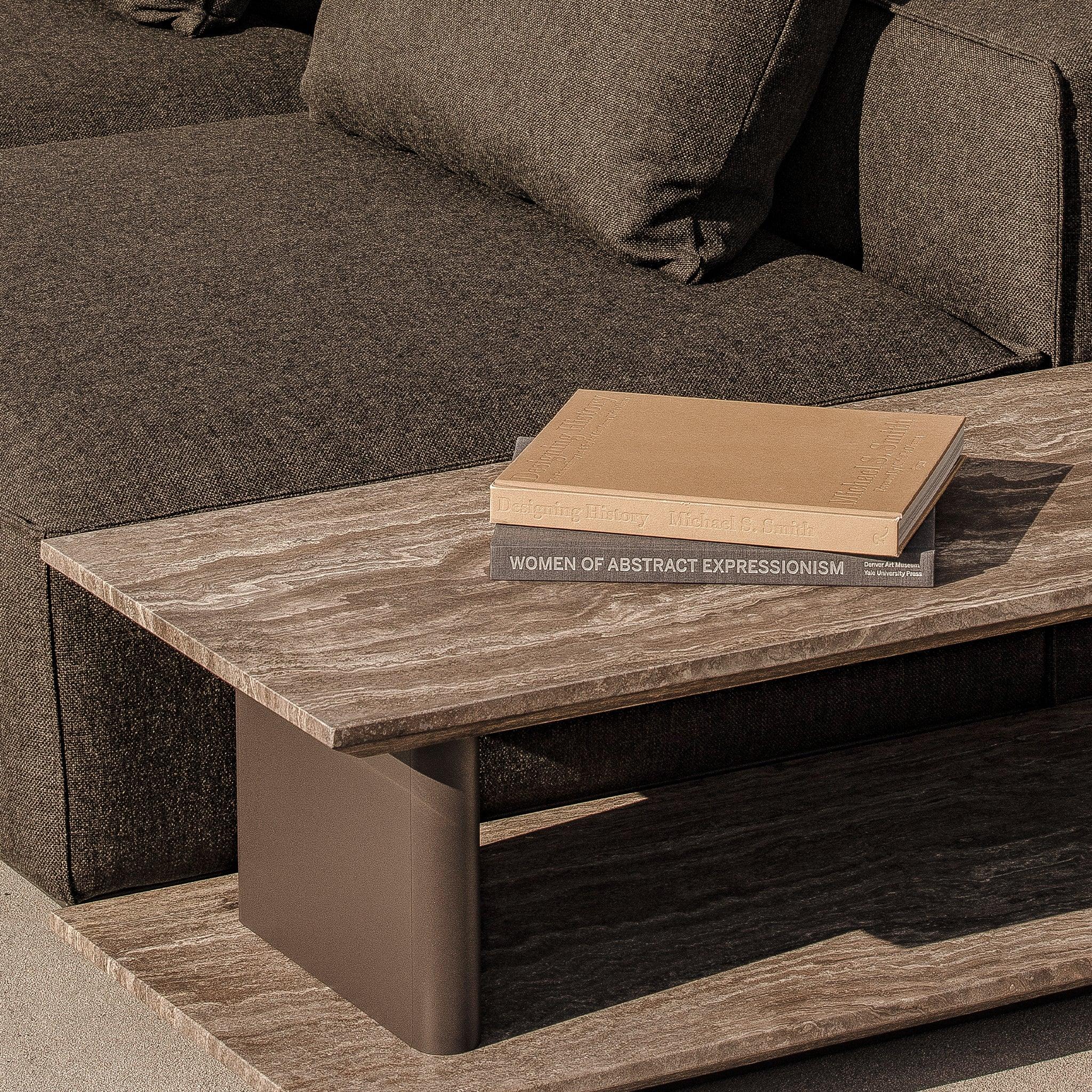 Santorini Outdoor Stone Rectangle Side Table – Harbour Outdoor Australia