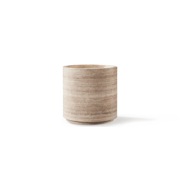 Stone Planter - 22" Round | Travertine Natural, ,