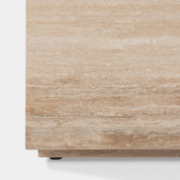 Stone Planter - 22" Square | Travertine Natural, ,