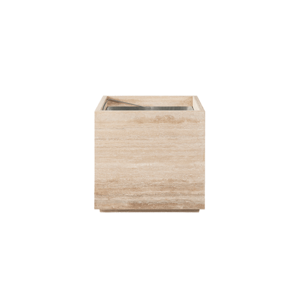 Stone Planter - 28" Square | Travertine Natural, ,