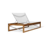 Sydney Sun Lounge | High Gloss Teak, No Cushion, No Welt