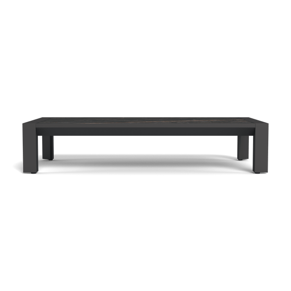 Vaucluse Coffee Table | Aluminum Asteroid, Laminam Noir,