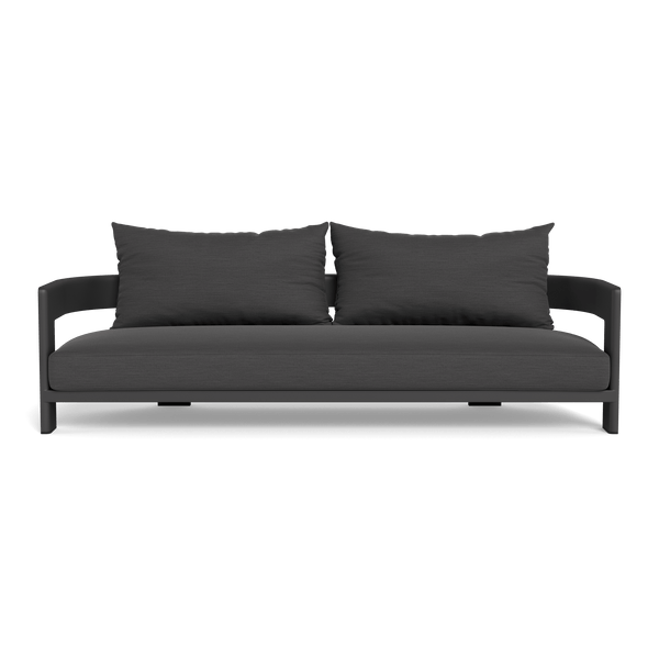 Victoria 3 Seat Sofa | Aluminum Asteroid, Panama Grafito,